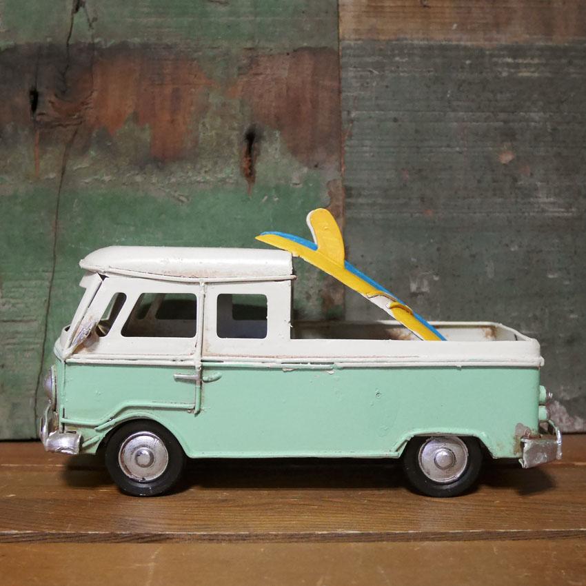 ピックアップトラック ノスタルジックデコ 自動車 ブリキのおもちゃ