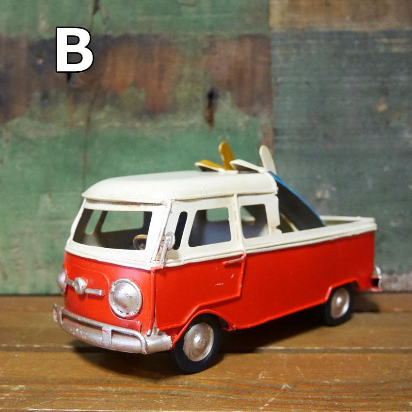ピックアップトラック ノスタルジックデコ 自動車 ブリキのおもちゃ