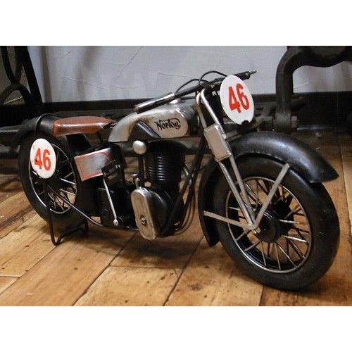 ブリキのおもちゃ バイク オートバイ norton : アメリカン雑貨のグッズ