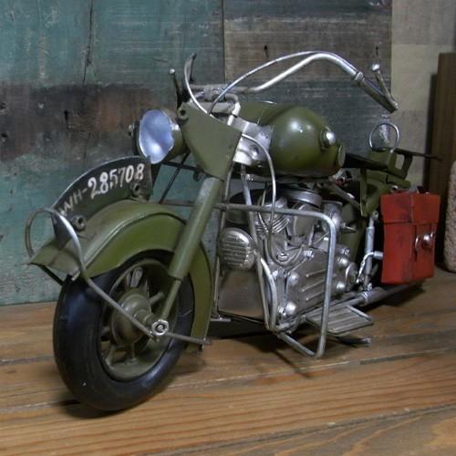 ブリキのおもちゃ BMW R75 タイプ アーミーバイク インテリア