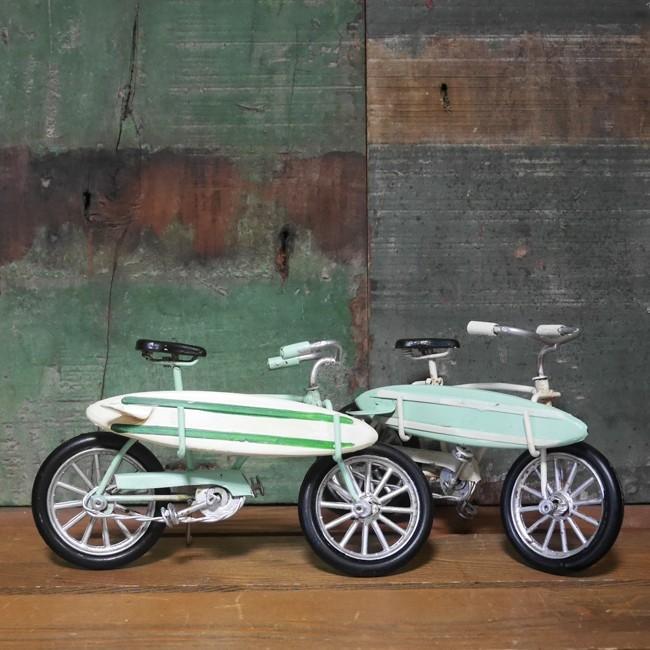 ブリキのおもちゃ 自転車 ビーチクルーザー ノスタルジックデコ