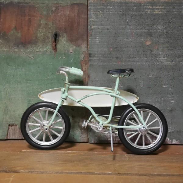 ブリキのおもちゃ 自転車 ビーチクルーザー ノスタルジックデコ