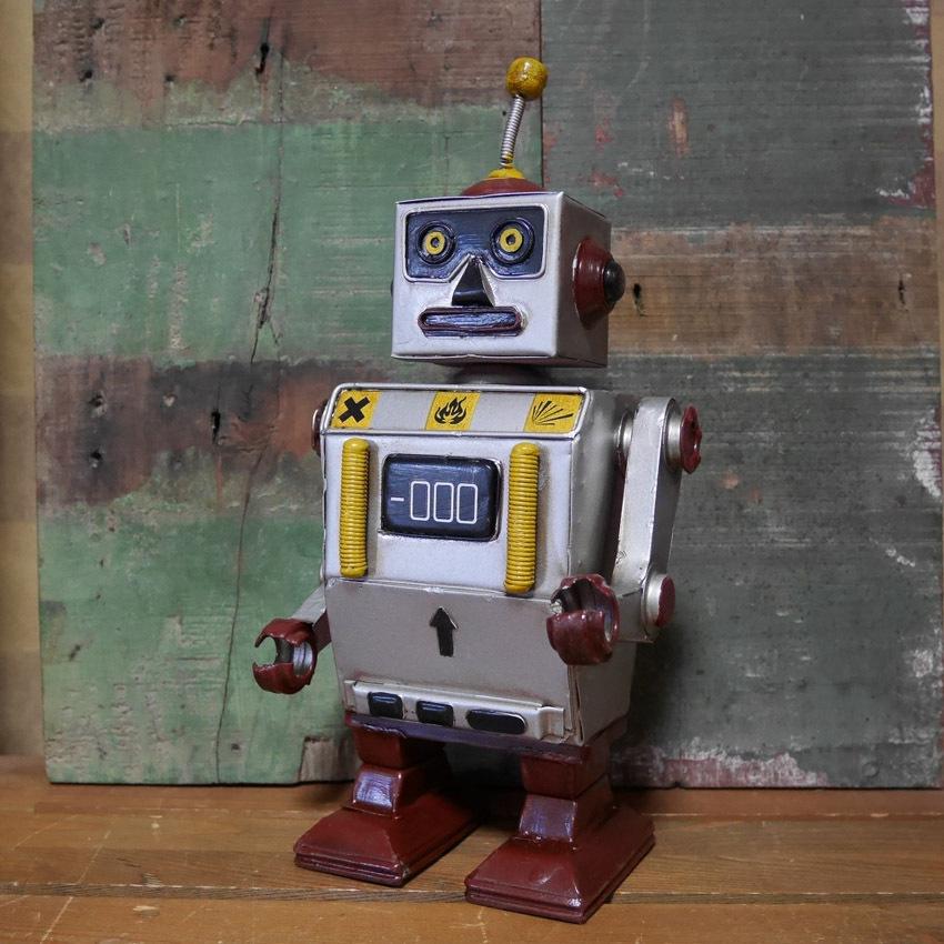ブリキロボ ブリキのおもちゃ インテリア オブジェ レトロ