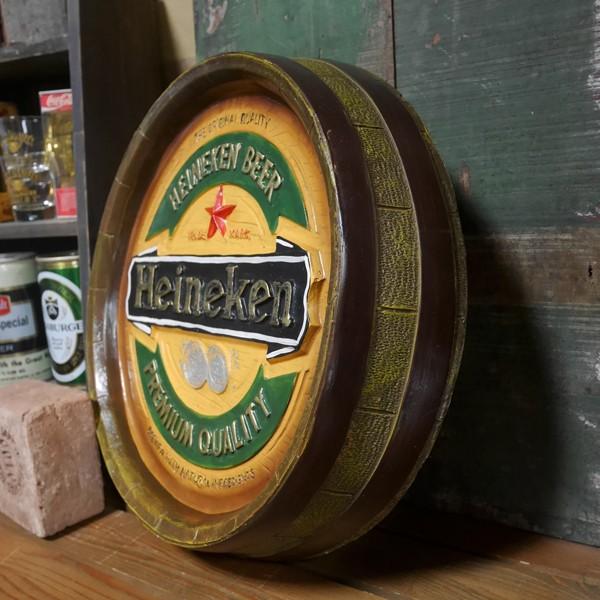ハイネケン バレルサイン 樽型 木製看板 インテリア Heineken ハイネケン バレルサイン 樽型 木製看板 インテリア Heineken