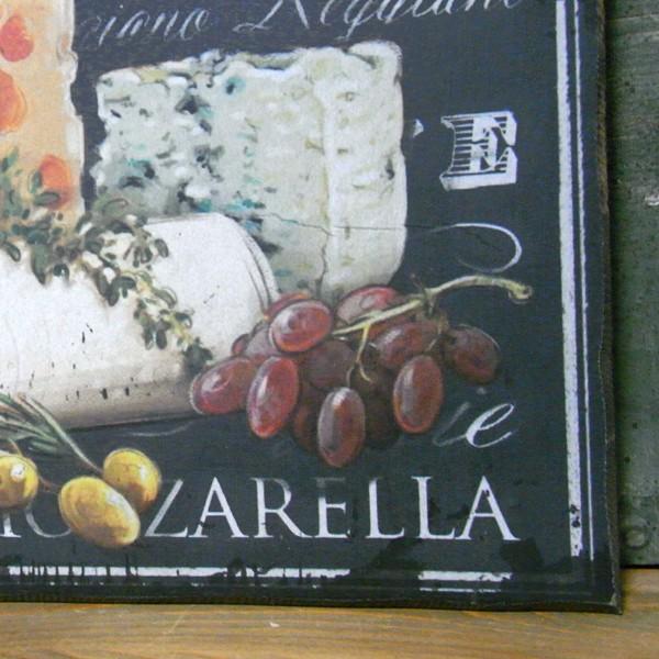 アンティーク風 ウッドボード cheese インテリア 木製看板 チーズ