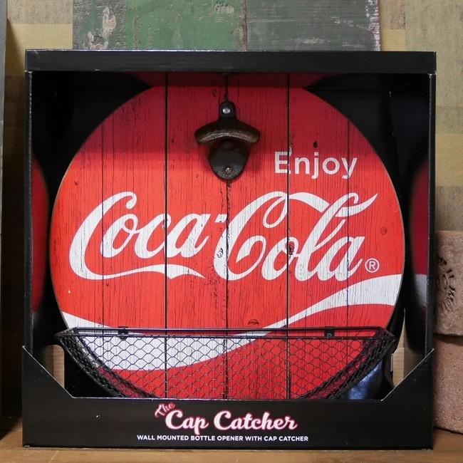 最高級のスーパー コカコーラ ボトルオープナー キャップ 栓抜き キャッチャー付き 【ポイント10倍】 COCA-COLA