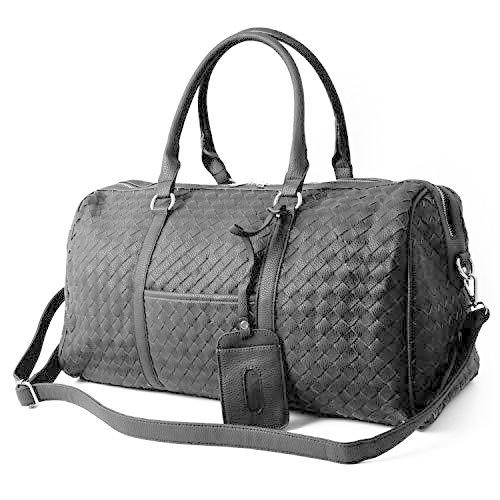 ブラック ボストンバッグ おしゃれ レザー ゴルフ メンズ おしゃれ ゴルフ 旅行 かばん 編込 ゴルフ用バッグ ボストンバック メッシュ ショルダー付き トラベルバッグ Mk96cddfa4bd 大容量 Goodsfast ショッピングモール