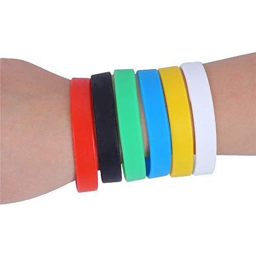 最大77 オフ Veylin シリコン リストバンド アクセサリー ゴム ブレスレットシンプル 無地 6色 12本セット Cisama Sc Gov Br