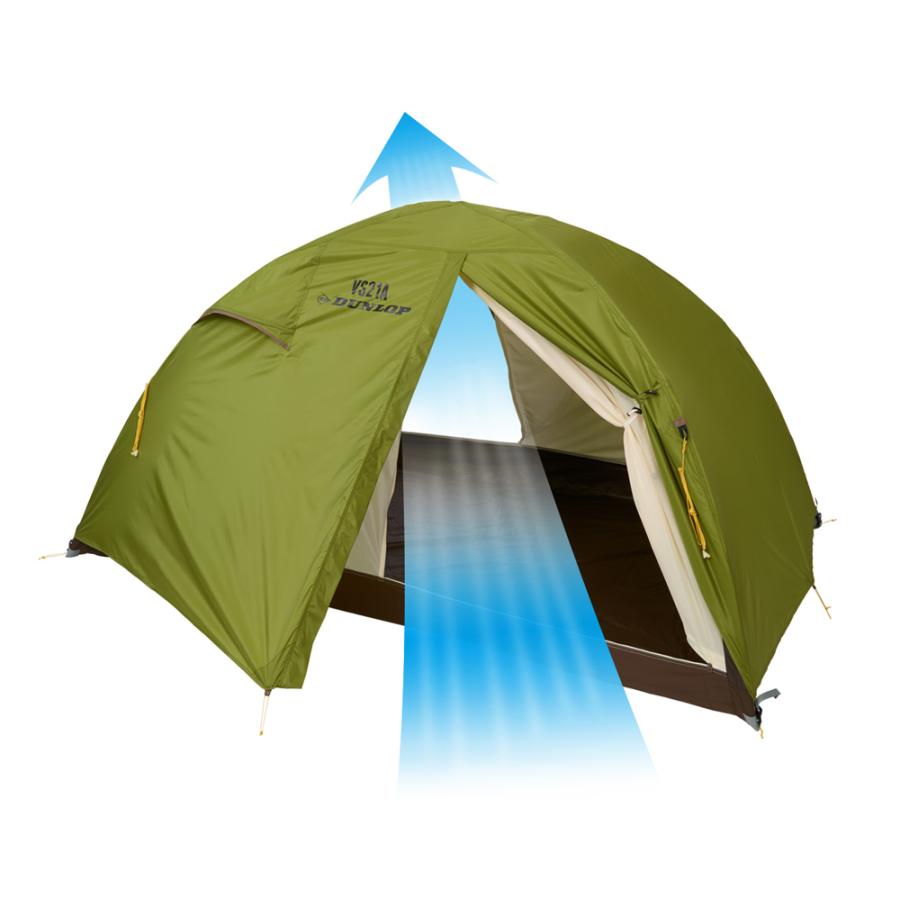 ダンロップ テント VS20 + プロモンテ グランドシート