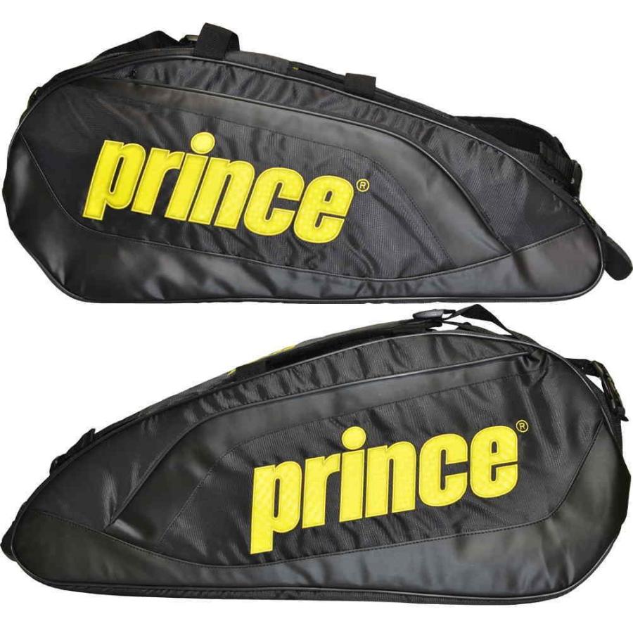 プリンス【Prince】 テニスラケットバック６本用 FN642-237 「ブラック×イエロー」 :W003880:グッドショップYahoo!店 -  通販 - Yahoo!ショッピング