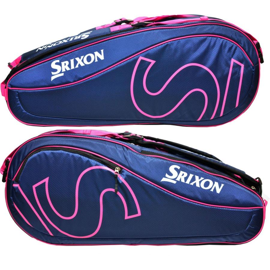 スリクソン SRIXON テニスラケットバック SPC2730 「ネイビー」 （ラケット6本収納可能） :W004006:グッドショップ