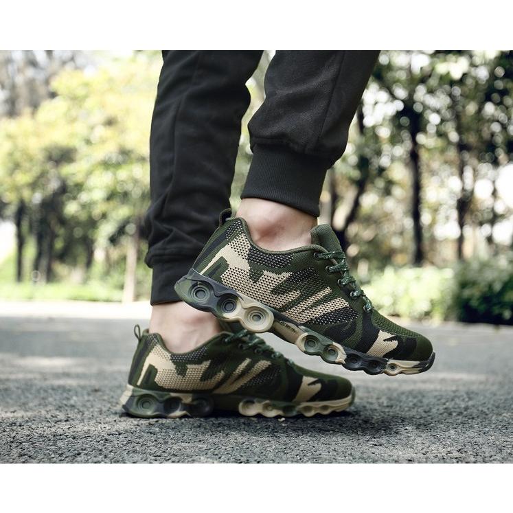 スニーカー ランニングシューズ メンズ 迷彩柄 スポーツシューズ レースアップ 軽量 透気 おしゃれ Msyu33 Good Shopping Japan 通販 Yahoo ショッピング
