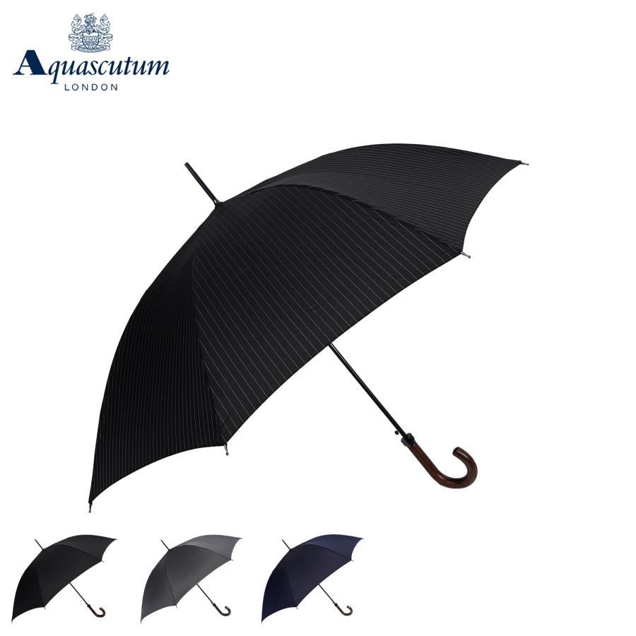 Aquascutum（アクアスキュータム） 長傘 雨傘 メンズ 65cm UVカット