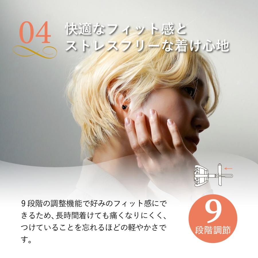 Baqless バックレス ピアス レディース 金属アレルギー対応 つけっぱなし キャッチなし シルバー925 サージカルステンレス AM-NRHTの画像
