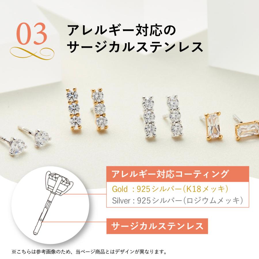 BAQLESS（バックレス） ピアス フープピアス レディース 18k 金属