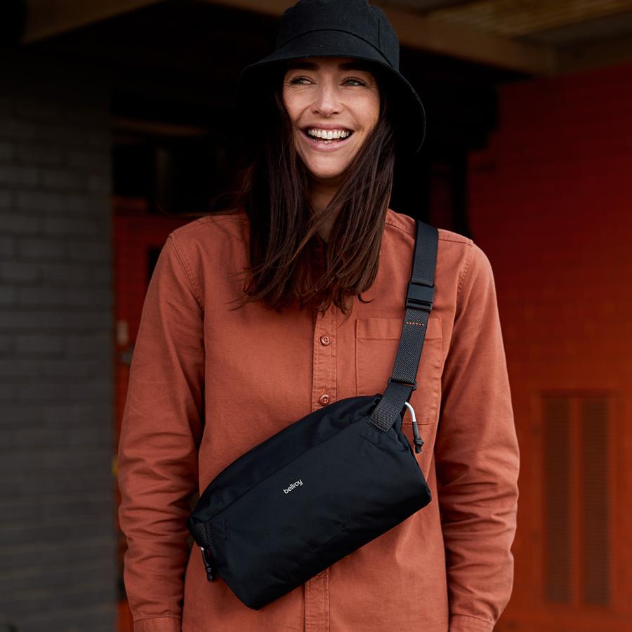 ベルロイ Bellroy バッグ ウエストバッグ ウエストポーチ ライト スリング メンズ レディース 耐水 軽量 斜め掛け LITE SLING ブラック ベージュ 黒 | Bellroy | 05