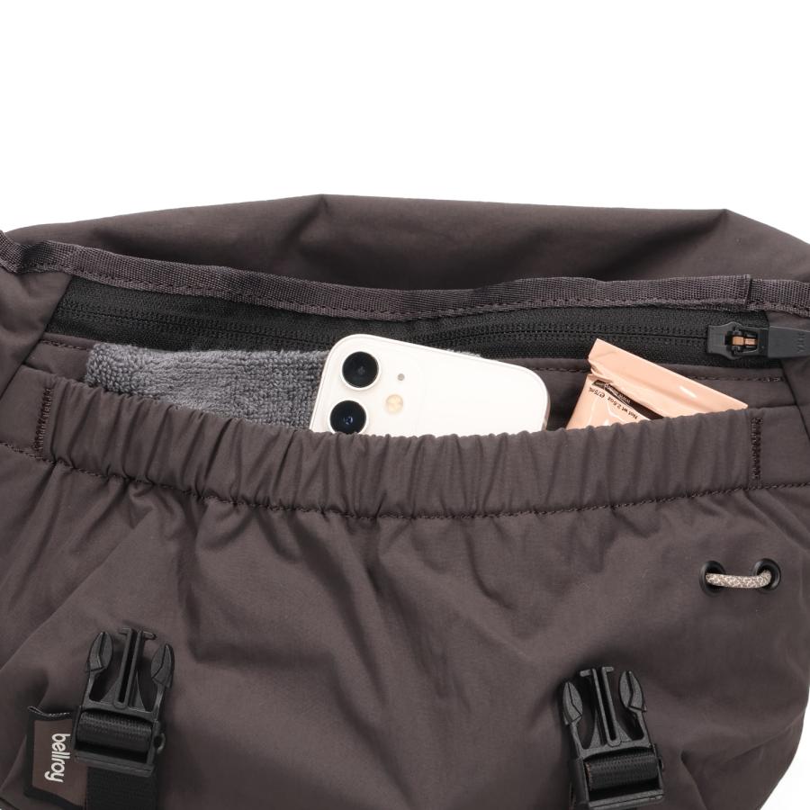 ベルロイ Bellroy ショルダーメッセンジャーバッグ メンズ レディース 6L 耐水 超軽量 斜めがけ CINCH MINI MESSENGER グレー 9343783026791 | Bellroy | 08