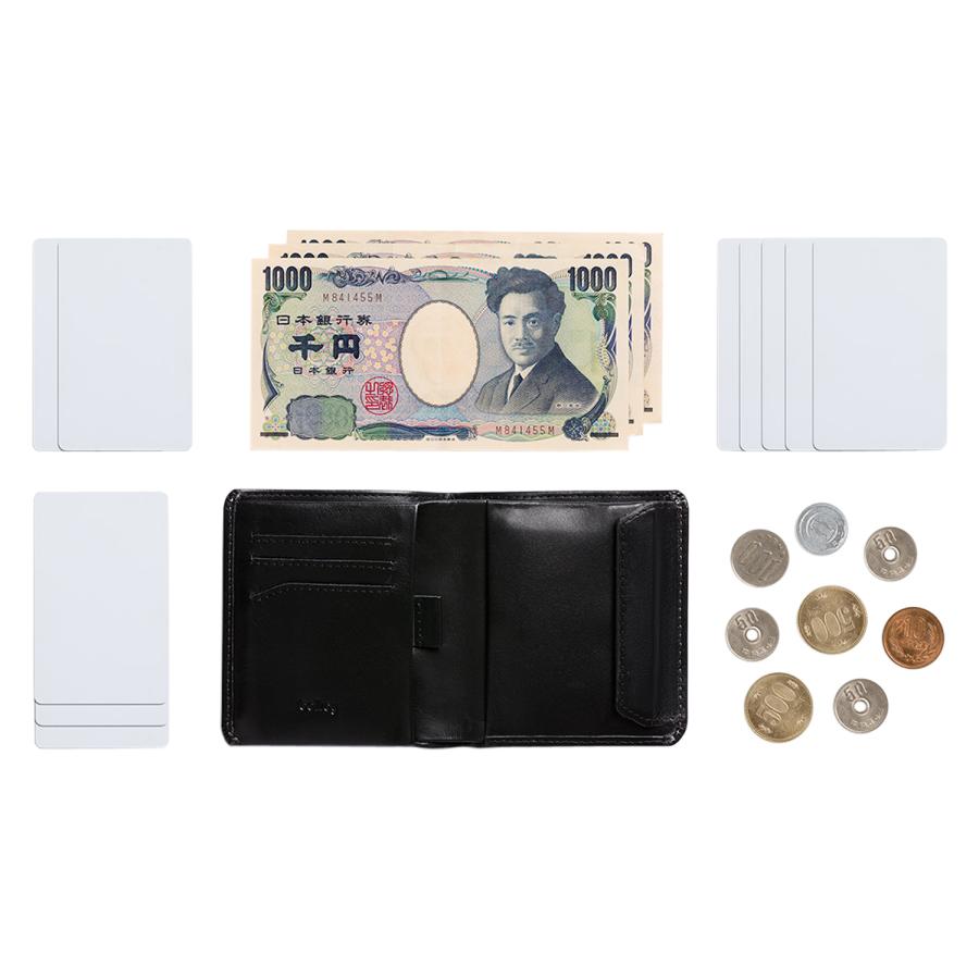 ベルロイ Bellroy 財布 二つ折り コインウォレット メンズ レディース 革 COIN WALLET ブラック ブラウン 黒 | Bellroy | 04