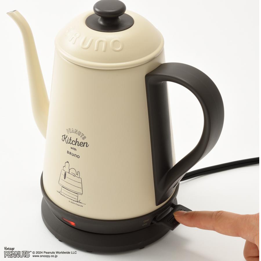 BRUNO（ブルーノ） 電気ケトル ポット 湯沸かし器 1L スヌーピー