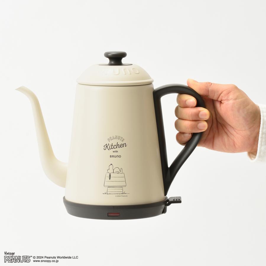BRUNO（ブルーノ） 電気ケトル ポット 湯沸かし器 1L スヌーピー