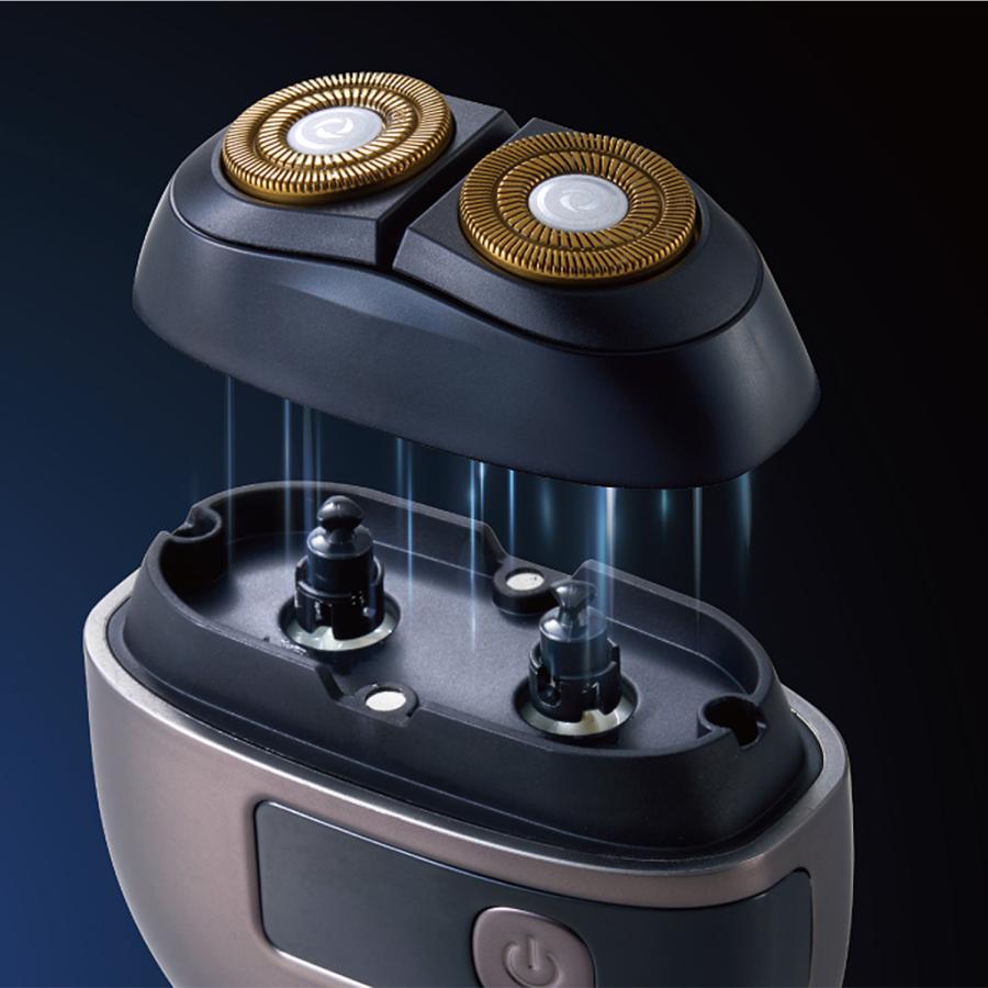 BEAUM メンズ電気シェーバー ブラック BEAUM ビューム 髭剃り シェーバー 電気シェーバー 電動シェーバー 2