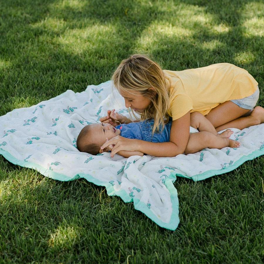 CocoMoon ココムーン ブランケット キルト 大判 ベビー 赤ちゃん QUILT 460100200102の画像