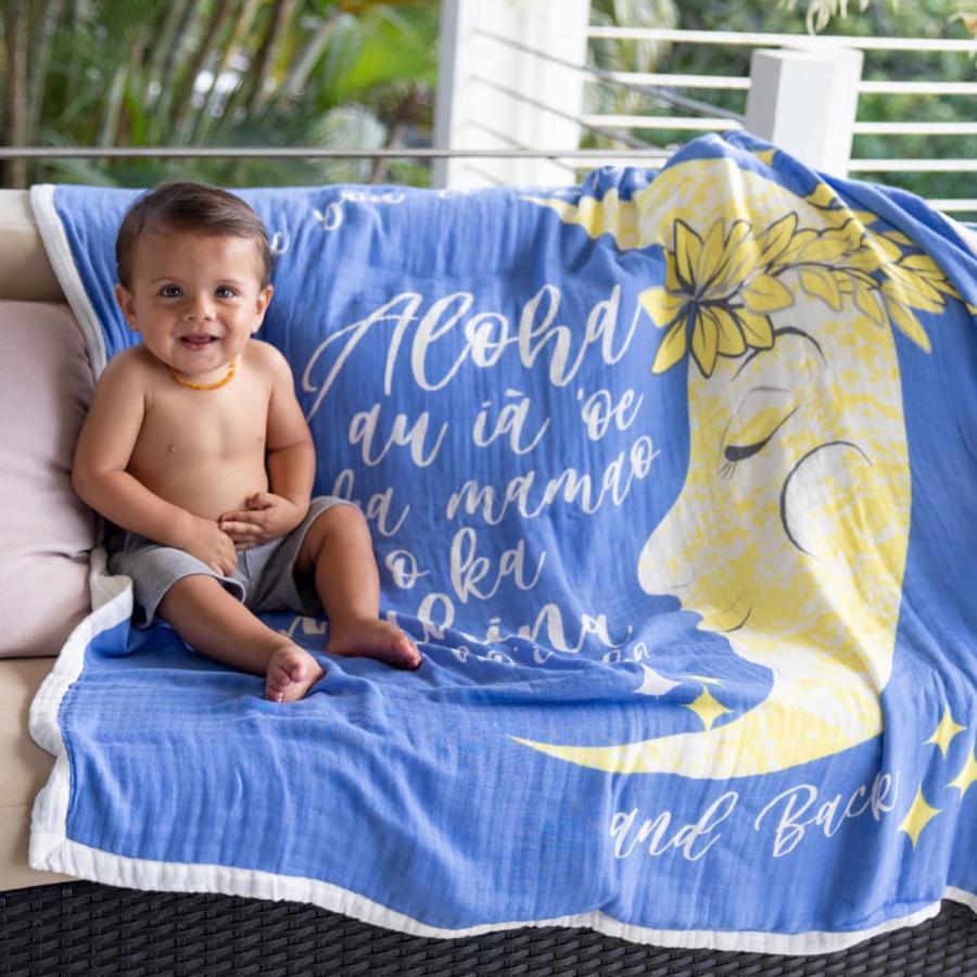 CocoMoon ココムーン ブランケット キルト 大判 ベビー 赤ちゃん QUILT 460100200102の画像