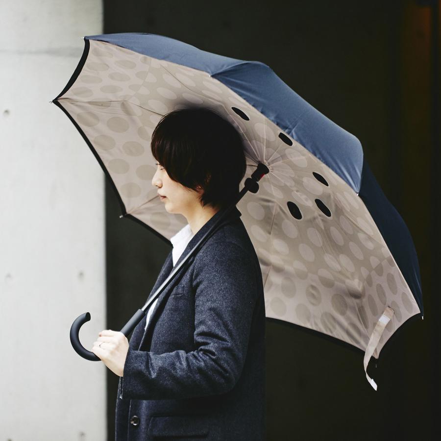 circus サーカス 長傘 雨傘 二重傘 さかさま傘 メンズ レディース UV
