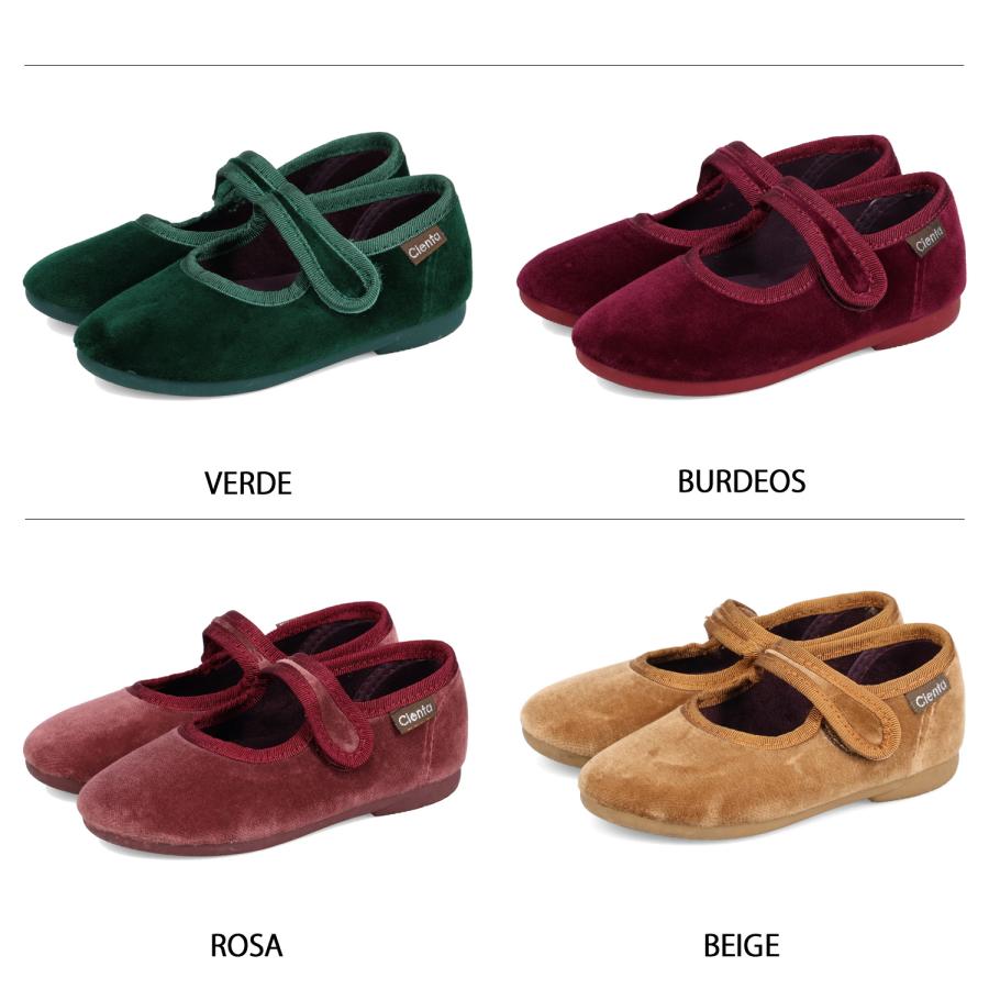 Cienta（シエンタ） 靴 シューズ ベロア ストラップ フォーマル キッズ