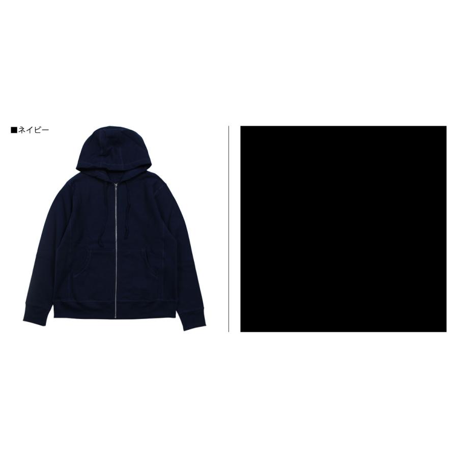 ハウスオブブランクス HOUSE OF BLANKS パーカー ジップアップ スウェット 無地 メンズ リバースウィーブ カナダ製 ZIP HOODED SWEATSHIRT｜goodslabo｜07