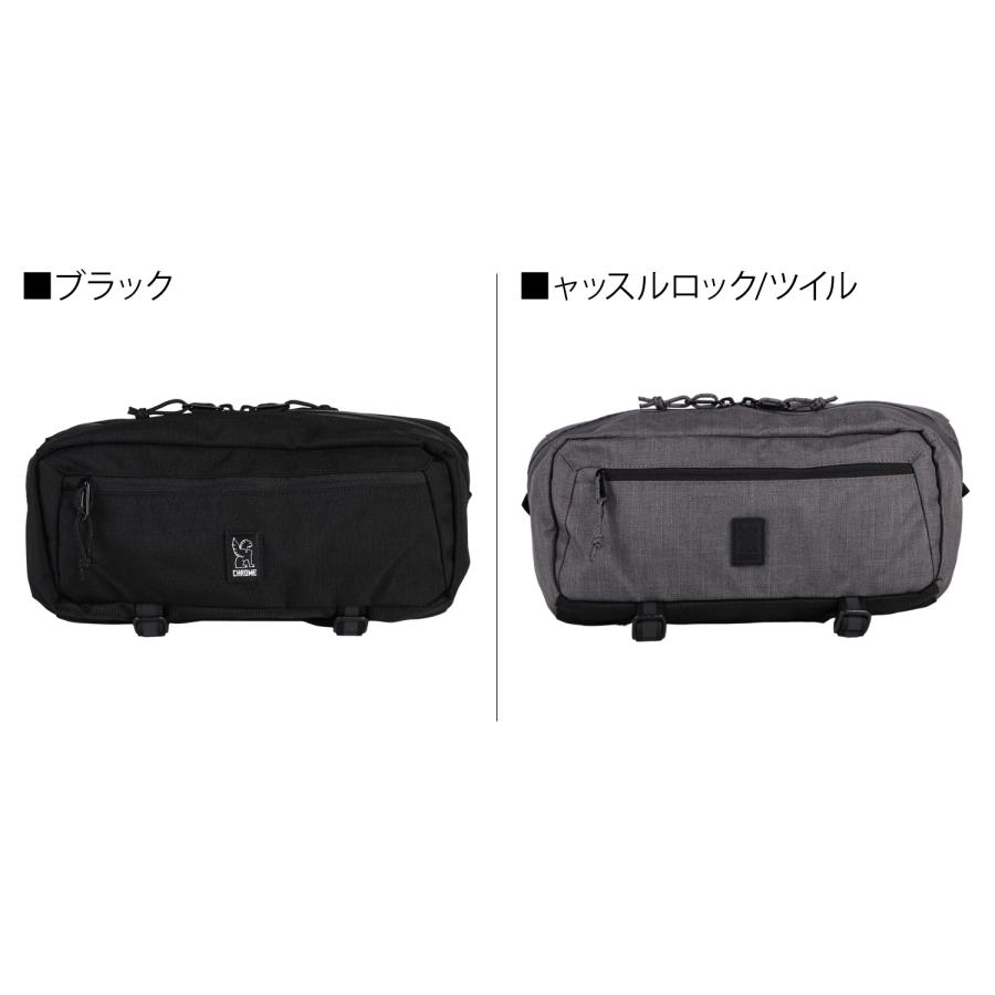 クローム CHROME ウエストバッグ ボディバッグ ミニ カデット メンズ レディース 防水 5L MINI KADET BG321BK｜goodslabo｜04