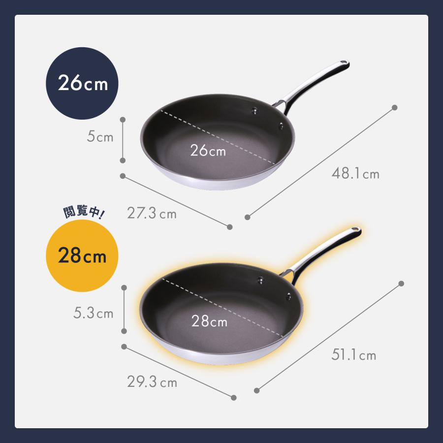 CORELLE DuraNano フライパン 28cm CSFP28SV CORELLE（コレール） 特典付き フライパン 28cm IH ガス 対応