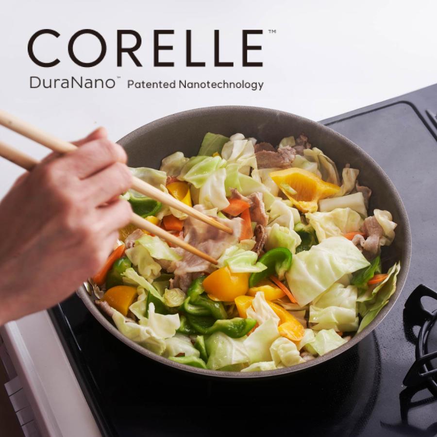 CORELLE（コレール） 特典付き フライパン ウォックパン 24cm 深型 IH