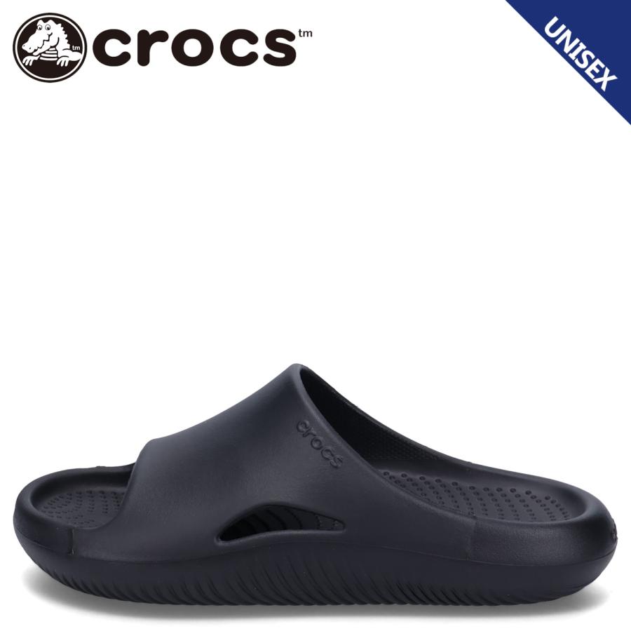 くぅ（感謝）/4 crocs（クロックス） スライドサンダル メロウ リカバリー メンズ