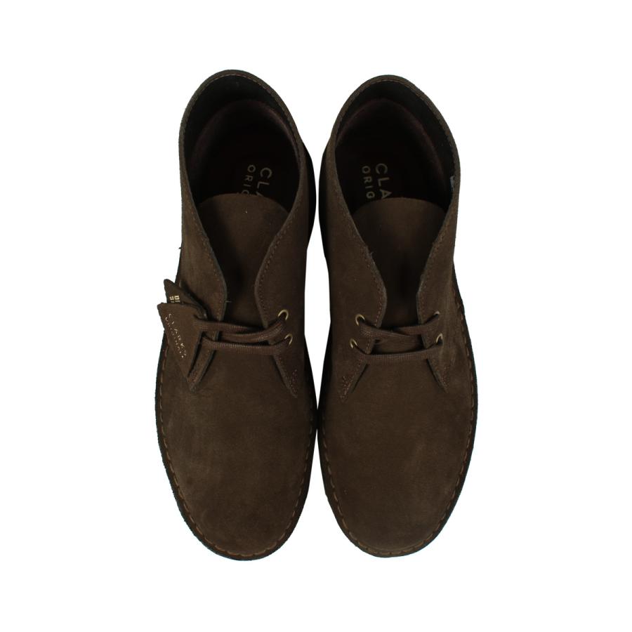 クラークス Clarks デザートブーツ メンズ スエード DESERT BOOT ダーク ブラウン 26155485｜goodslabo｜04