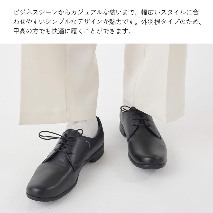 chausser（ショセ） トラベル シューズ プレーントゥ レースアップ
