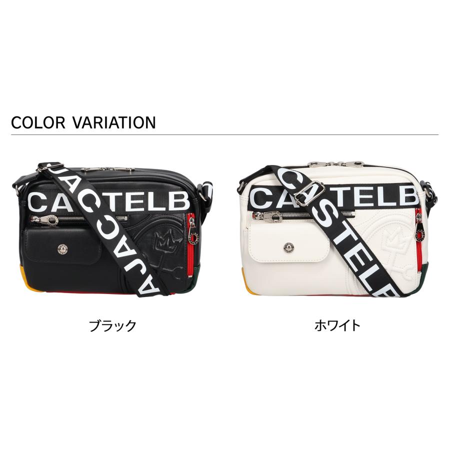 CASTELBAJAC カステルバジャック レザー ショルダーバッグ ホワイト ショルダーバッグ＜サシャ＞ | カステルバジャック（CASTELBAJAC