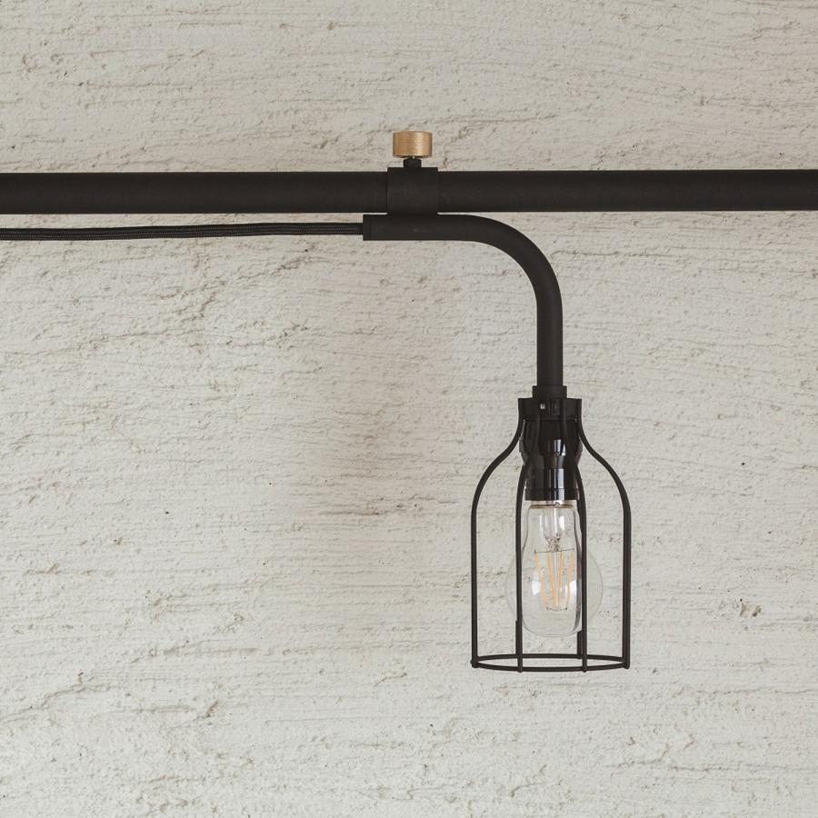 DRAW A LINE ドローアライン ランプ 関節照明 ライト つっぱり棒 照明器具 ランプA 001 Tension Rod A 専用 007 Lamp A LED対応 D-LAの画像