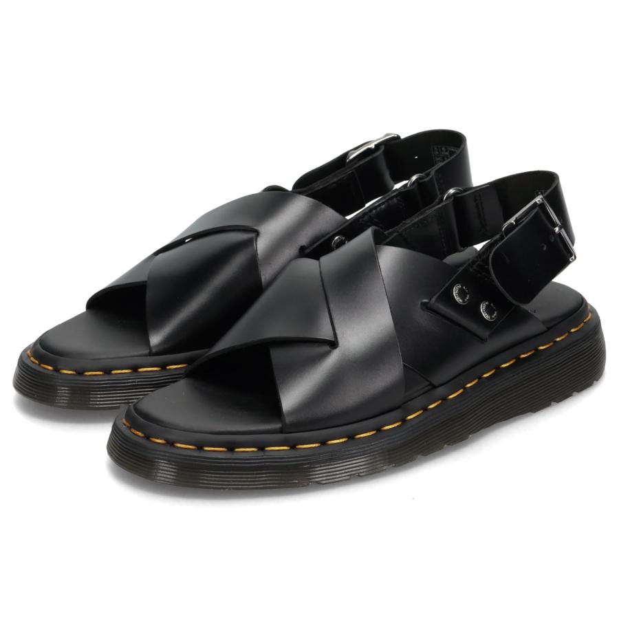 【美品】ドクターマーチン サンダル USM10 28cm 黒 レザー ZANE Dr.Martens（ドクターマーチン） ストラップサンダル ゼイン