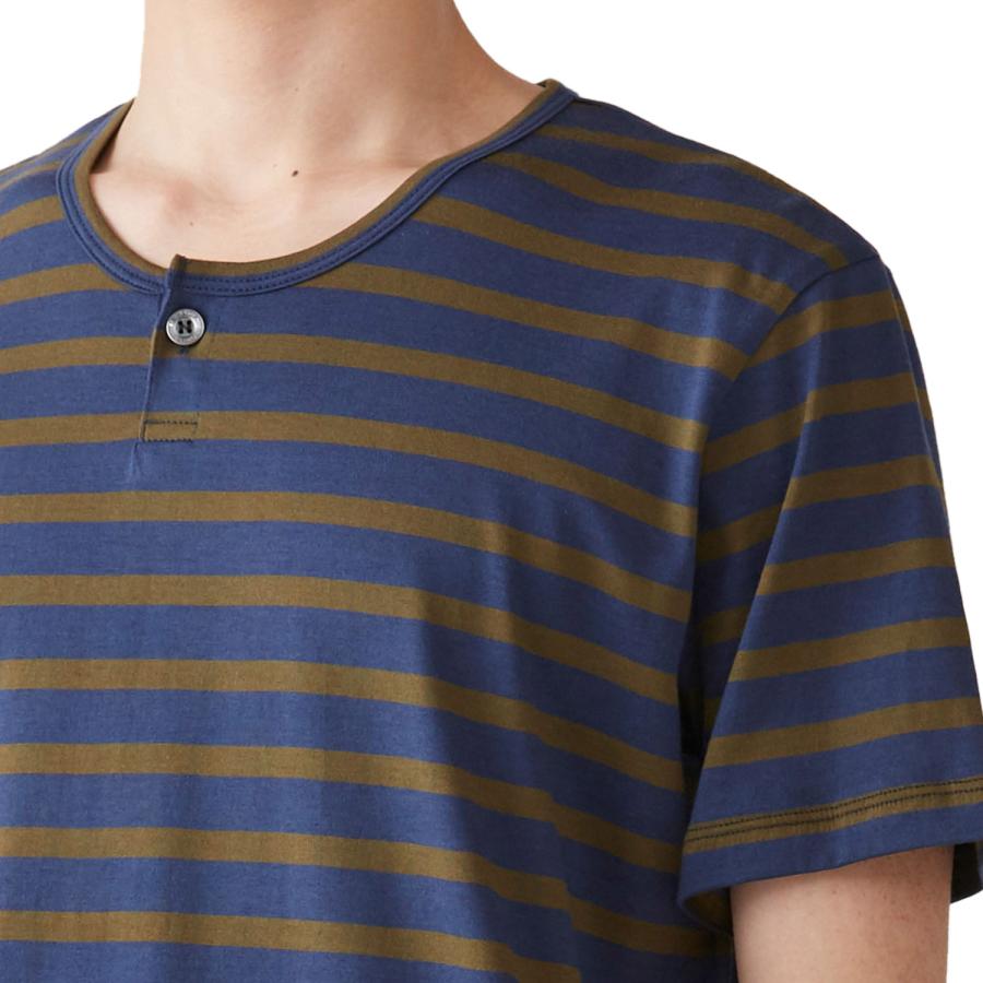 EPOCA UOMO エポカ ウォモ Tシャツ 半袖 カットソー メンズ ヘンリー 