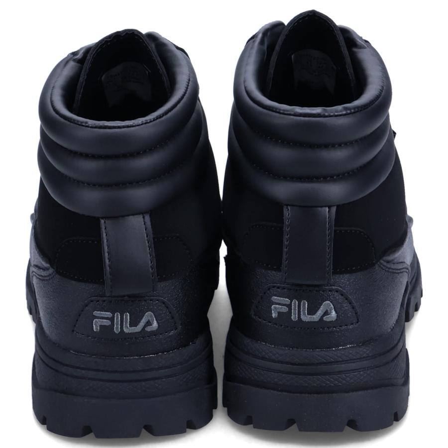 FILA フィラ ブーツ ウェザーテック メンズ 厚底 WEATHERTEC ブラック 黒 1SH40122-001｜goodslabo｜05