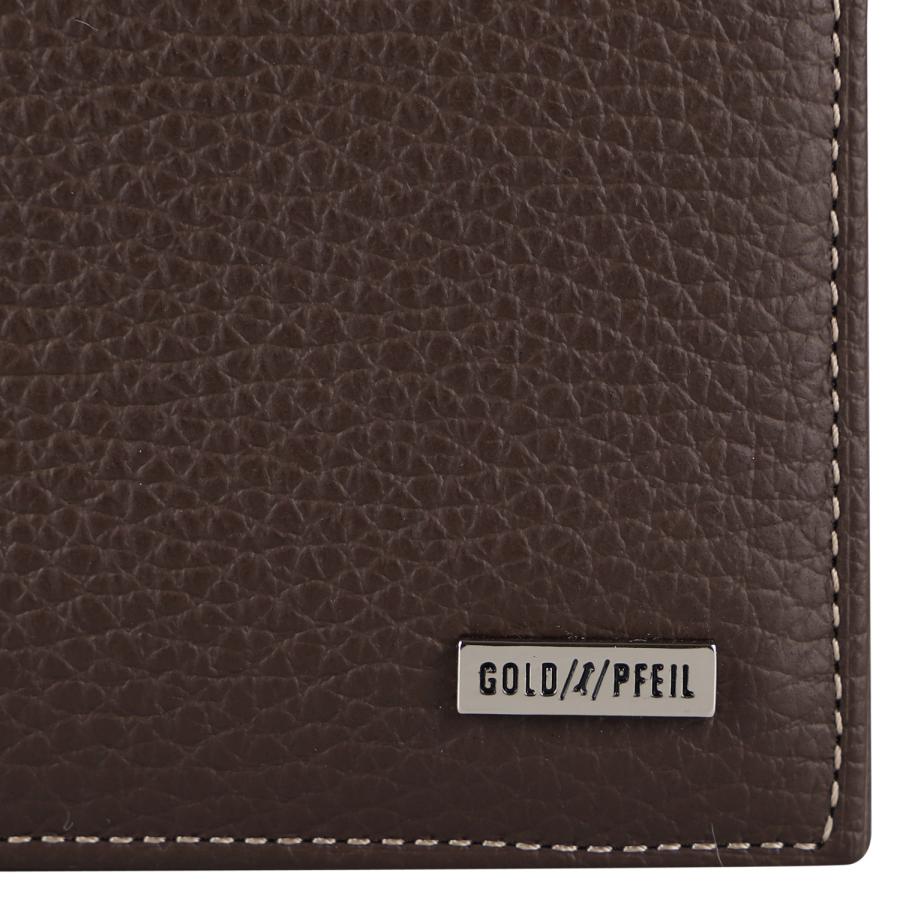 GOLD PFEIL（ゴールドファイル） 財布 カードケース 二つ折り メンズ