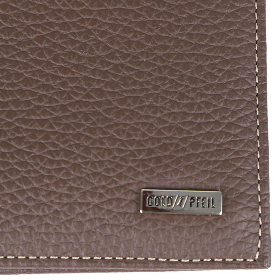 GOLD PFEIL（ゴールドファイル） 財布 カードケース 二つ折り メンズ