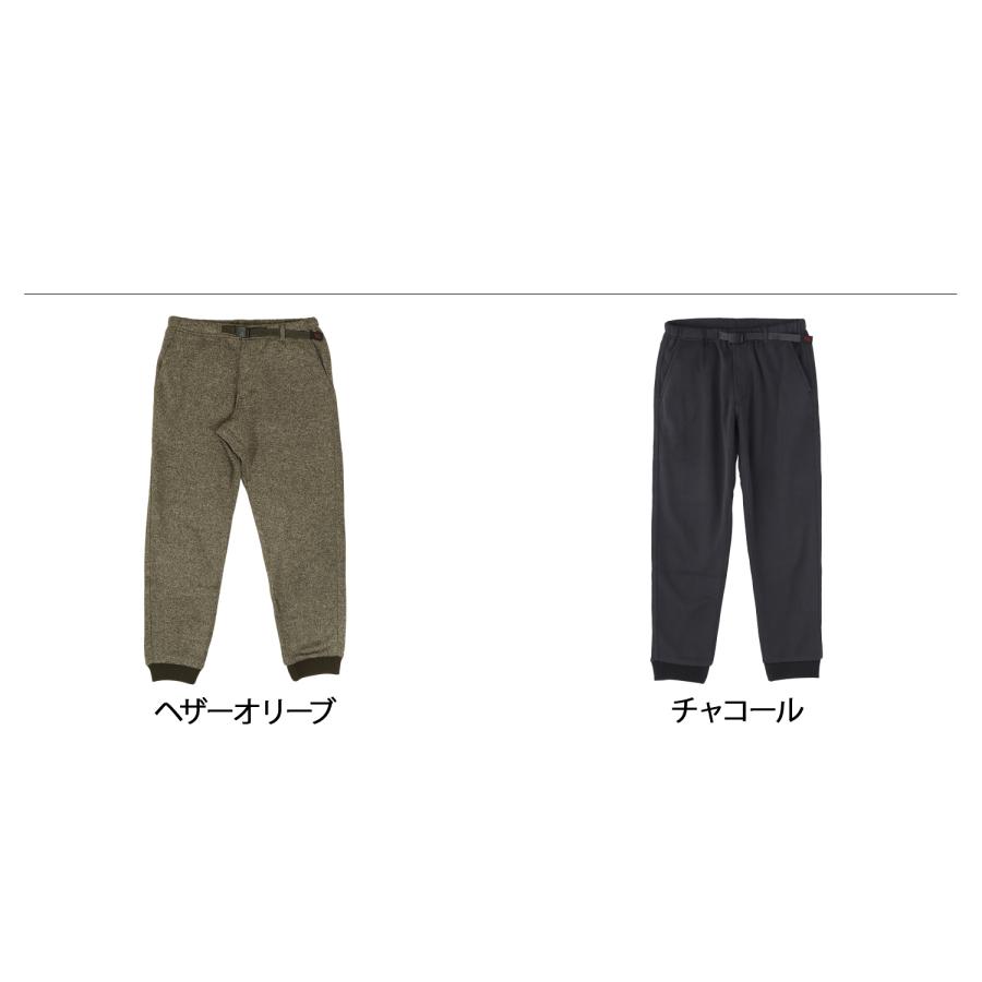 Gramicci グラミチ パンツ リブパンツ ボンディング ニット フリース ナロー メンズ ブラック グレー ベージュ オリーブ 黒 G2FU-P018_8