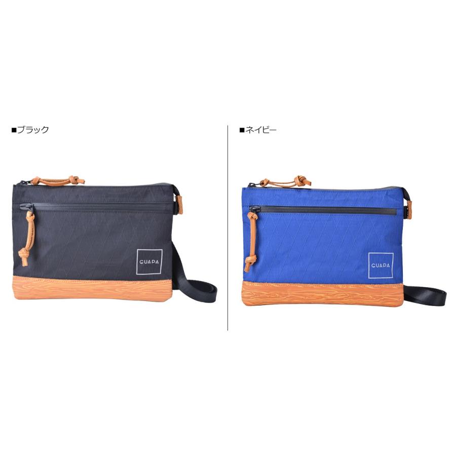 国内発送 メンズ サコッシュ ショルダーバッグ バッグ グアパ Guapa レディース 黒 ネイビー ブラック Series X ショルダーバッグ カラー ネイビー Reflect Com Pl