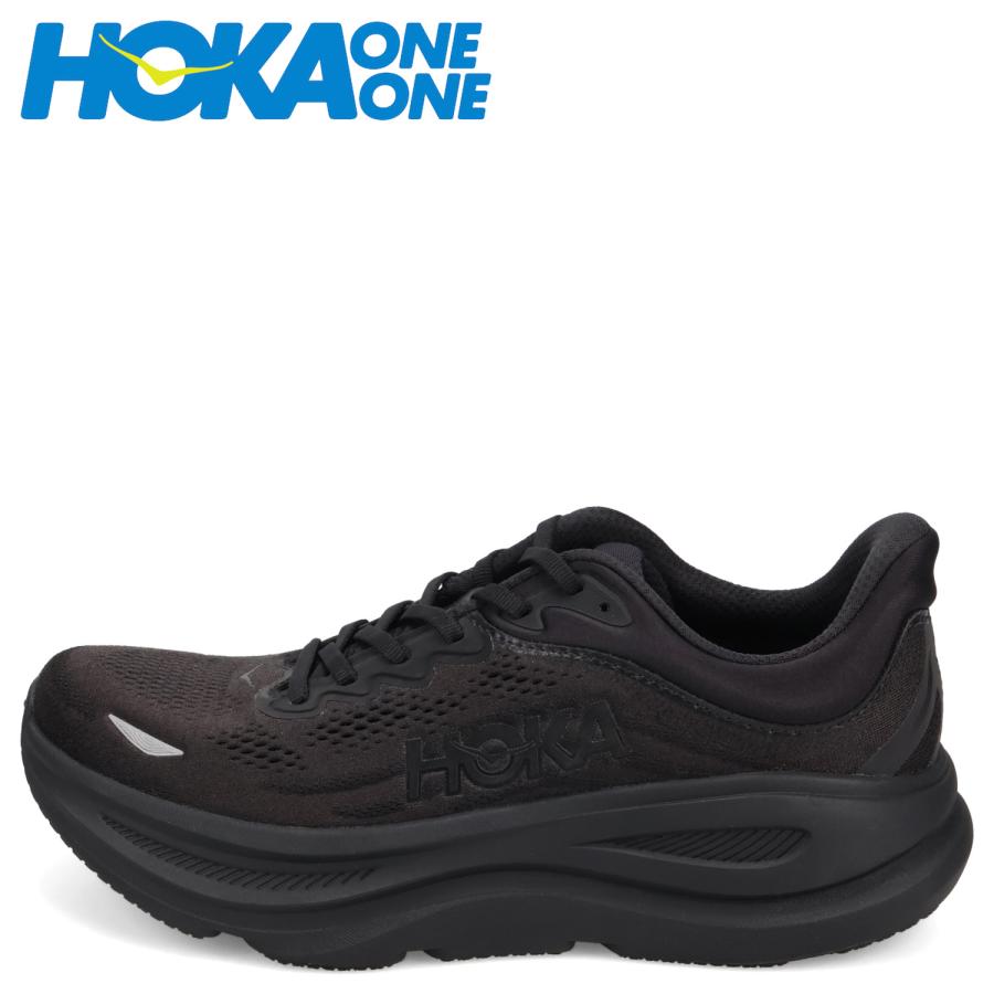 新品 HOKA ONE ONE Bondi 9 ブラック スニーカー Amazon | HOKA ONE ONE(ホカ オネオネ) W BONDI 9 BLACK / BLACK