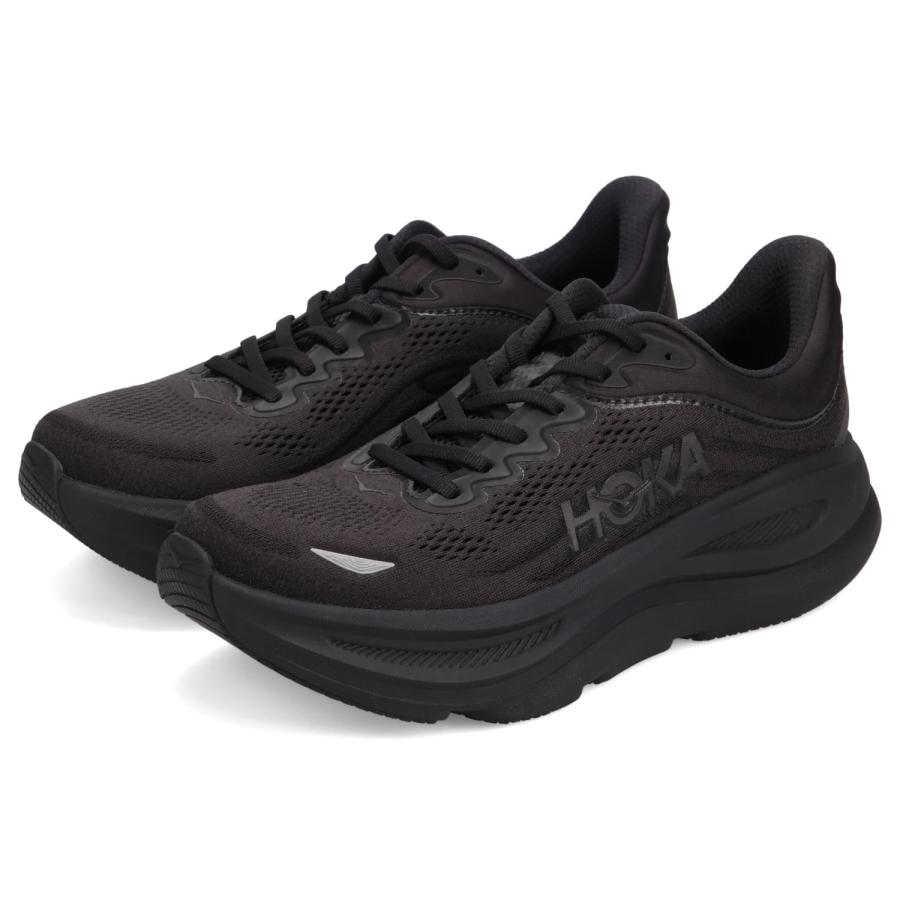 ボン・ボネール ブラック 黒 9㎝ 2個 HOKA ONEONE（ホカ オネオネ） スニーカー ボンダイ 9 メンズ BONDI 9