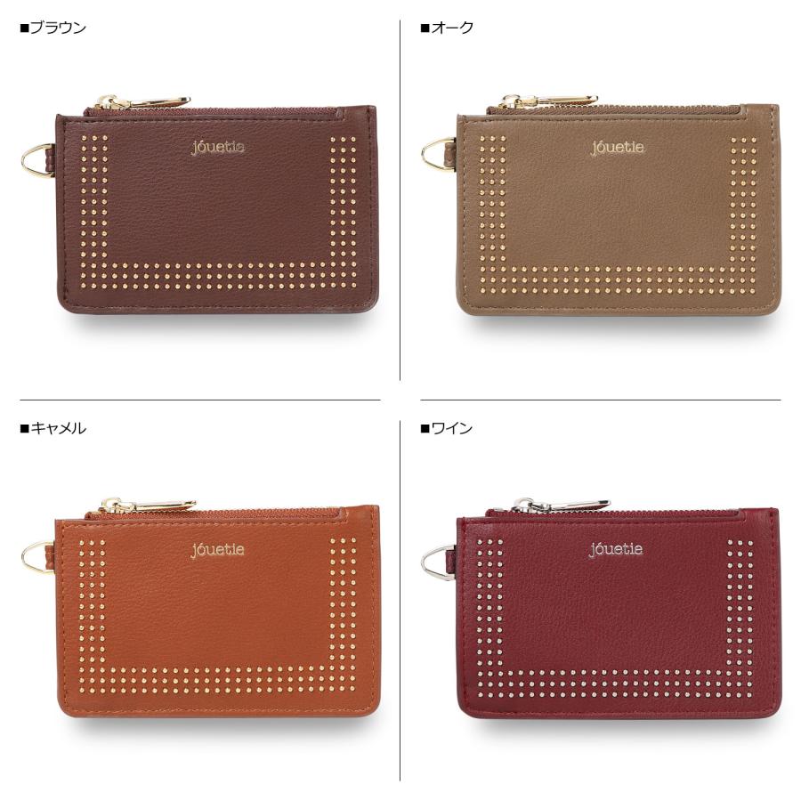 ジュエティ jouetie ミニ財布 コインケース 小銭入れ カードケース レディース MICRO STUDS CARD CASE JUT-80880W｜goodslabo｜16