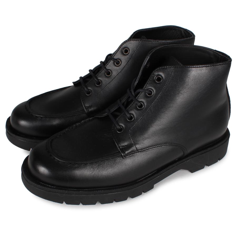 KLEMAN クレマン アンクルブーツ メンズ 厚底 OXAL KP ブラック 黒  