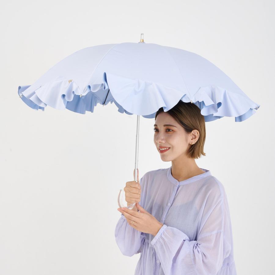 LANVIN en Bleu ランバンオンブルー 日傘 長傘 晴雨兼用 ショート 雨傘